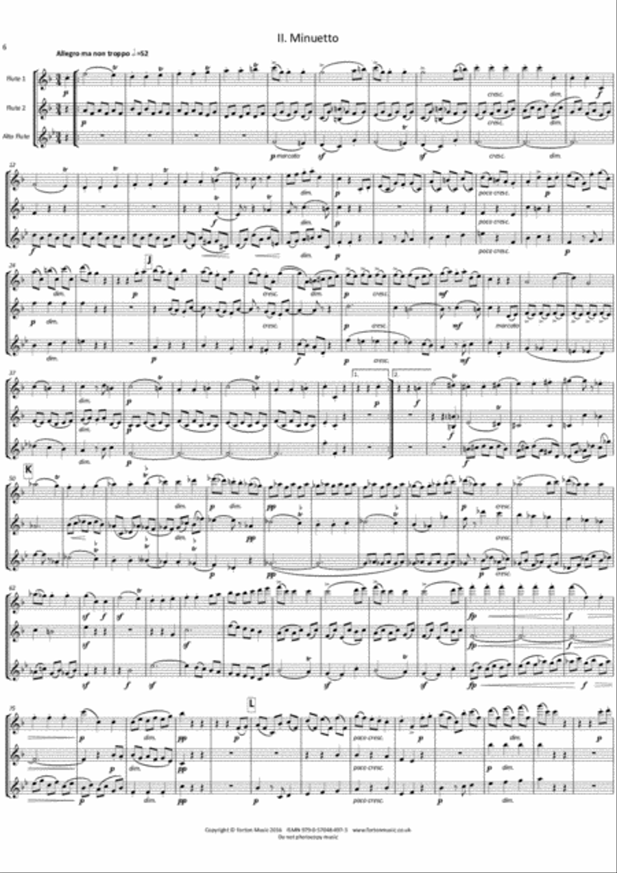 Trio Op. 21 Flute Trio scores gallery preview page 3