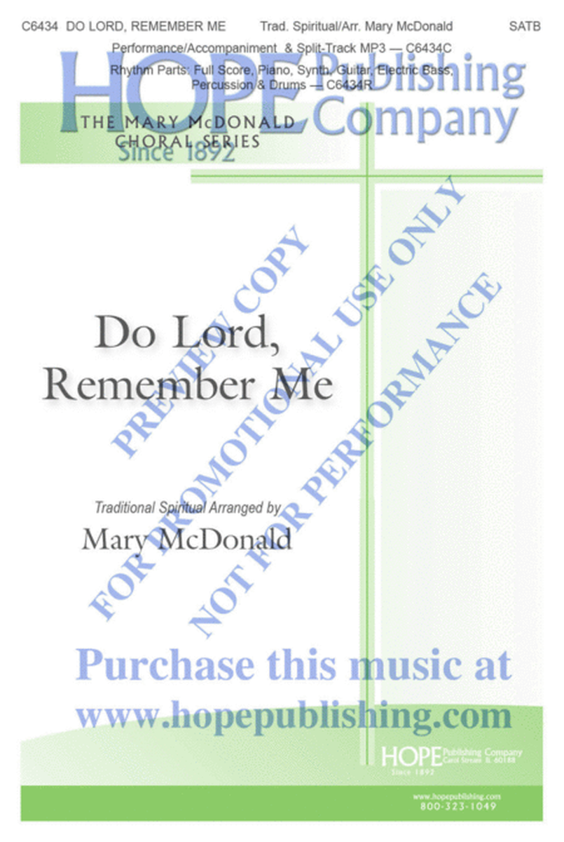 Do Lord, Remember Me image number null