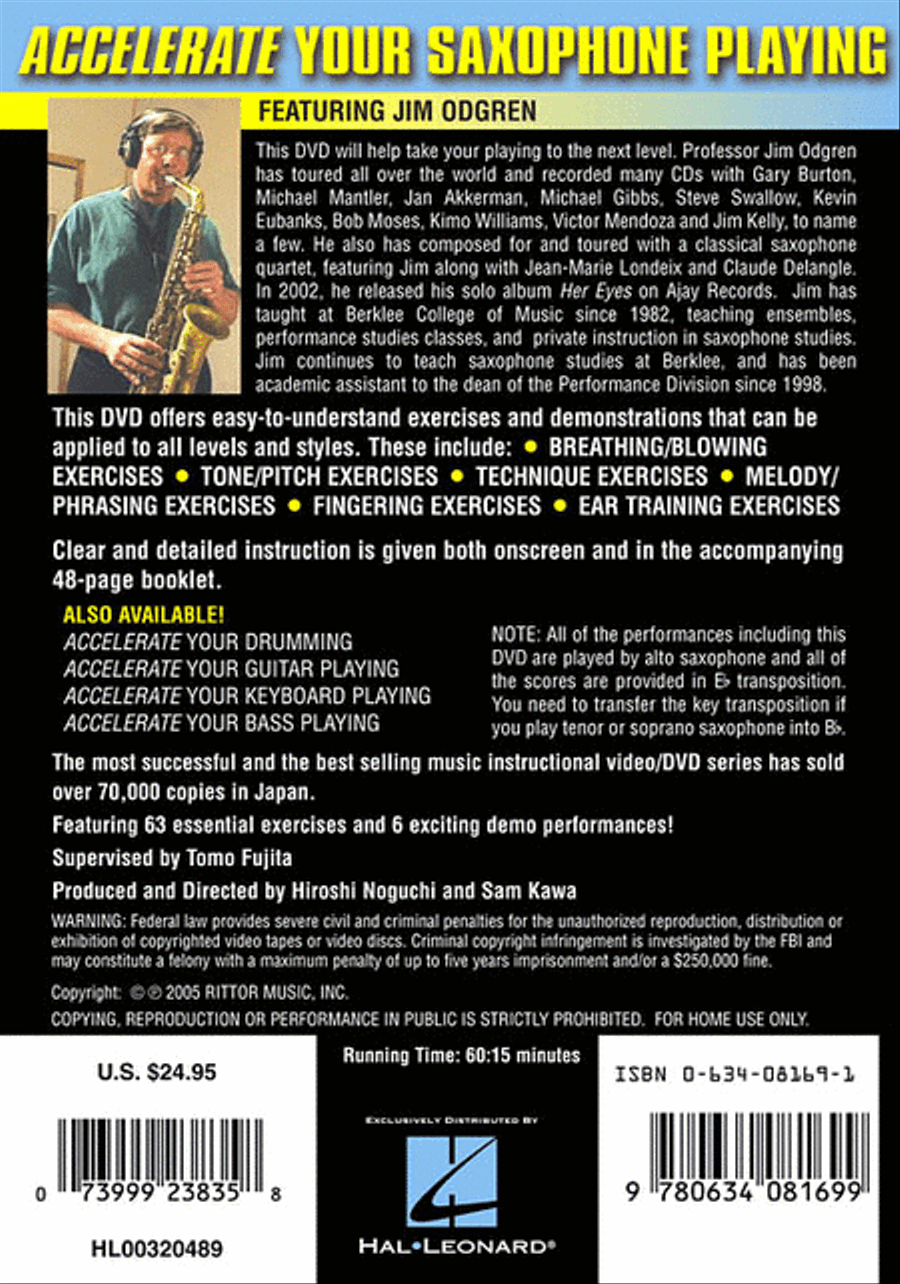 Accelerate Your Saxophone Playing Saxophone Solo scores gallery preview page 2