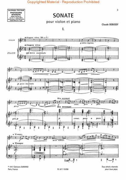 French Violin Sonatas - Volume 1