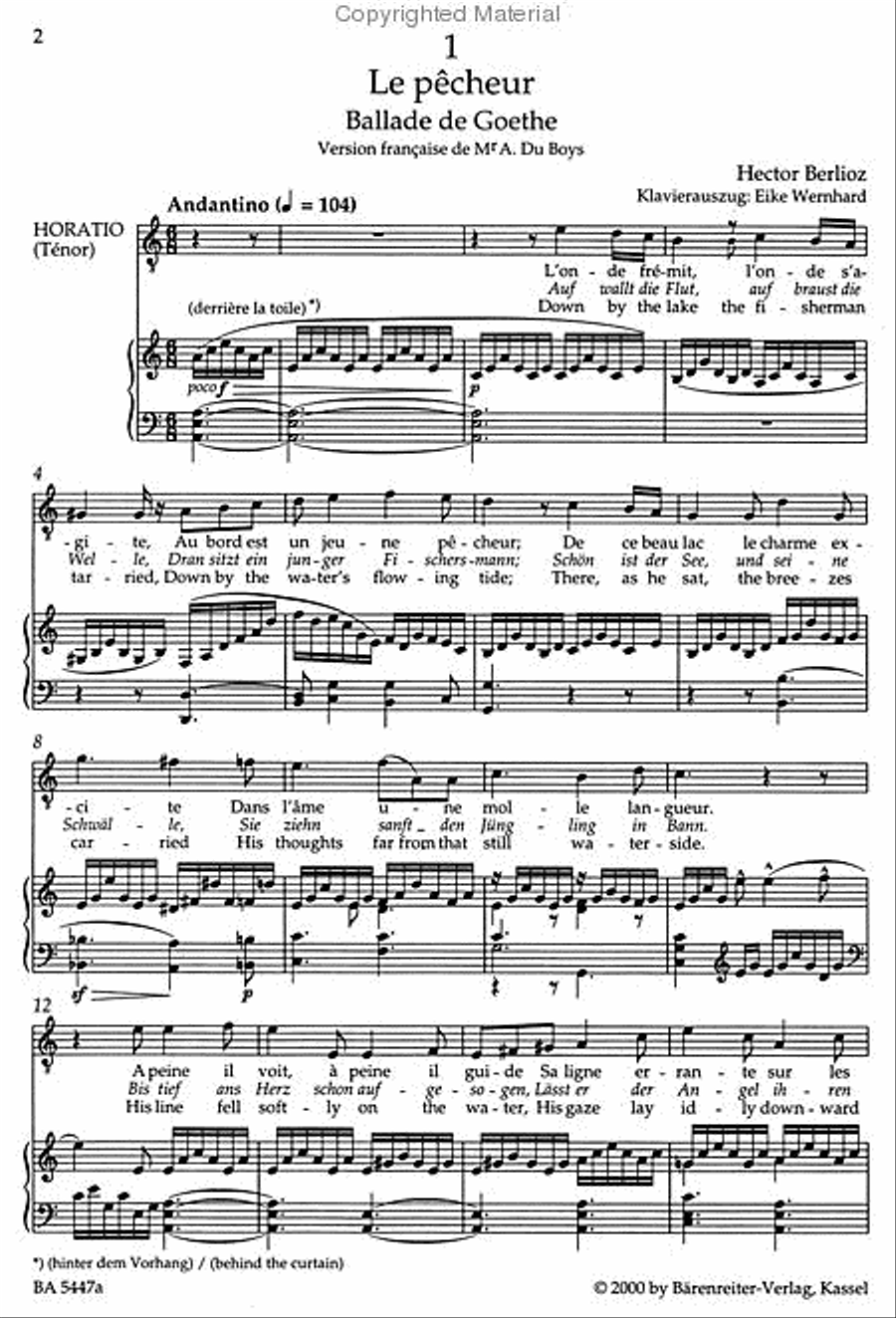 Lelio (Le retour a la vie) Hol. 55 Mixed Choir scores gallery preview page 2