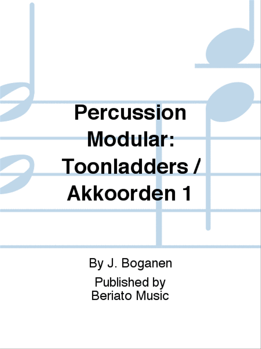 Percussion Modular: Toonladders / Akkoorden 1 Percussion scores gallery preview page 1