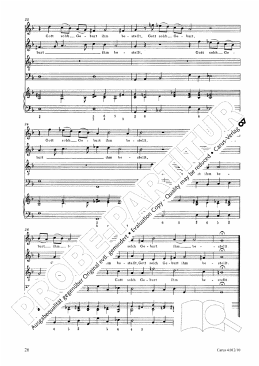 Opella Nova I. Teil 1618 Opella Nova I. Teil 1618 Collection / Songbook scores gallery preview page 27