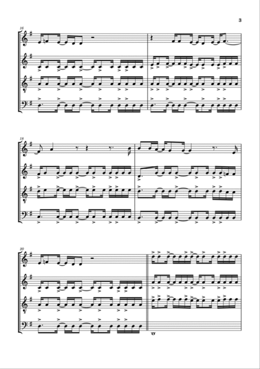 Last Chance To Evacuate Planet Earth Before It Is Recycled Woodwind Quartet scores gallery preview page 4