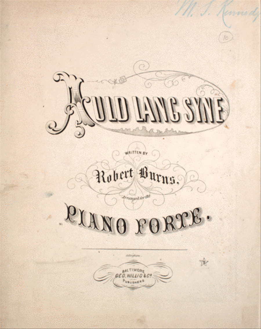 Auld Lang Syne Voice scores gallery preview page 1