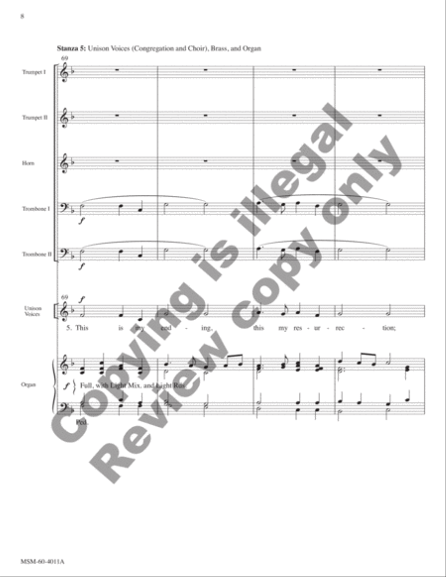 There in God's Garden (Full Score) Choir scores gallery preview page 6