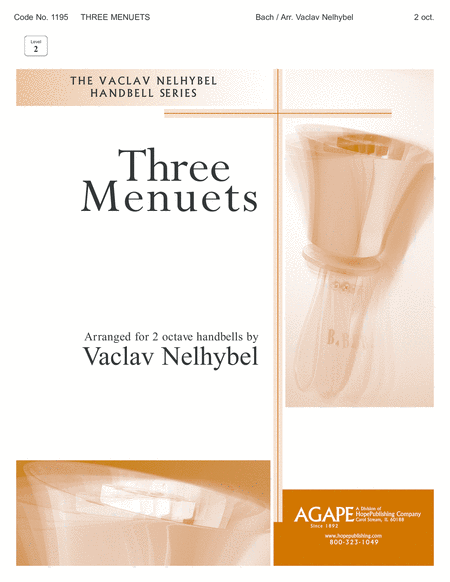 Three Menuets by Vaclav Nelhybel 2-Octaves - Sheet Music