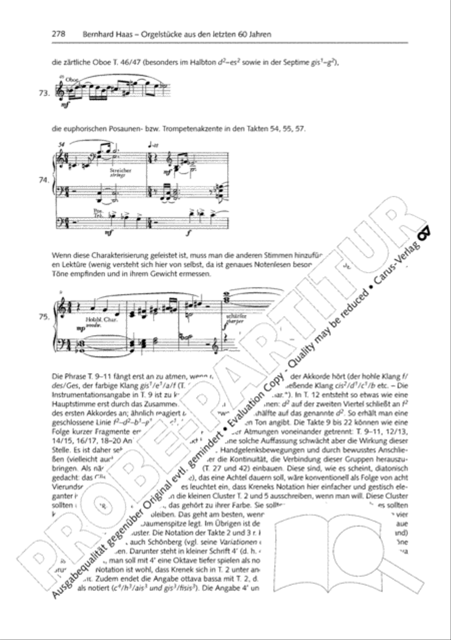 Orgelschule zur historischen Auffuhrungspraxis Organ Solo scores gallery preview page 279