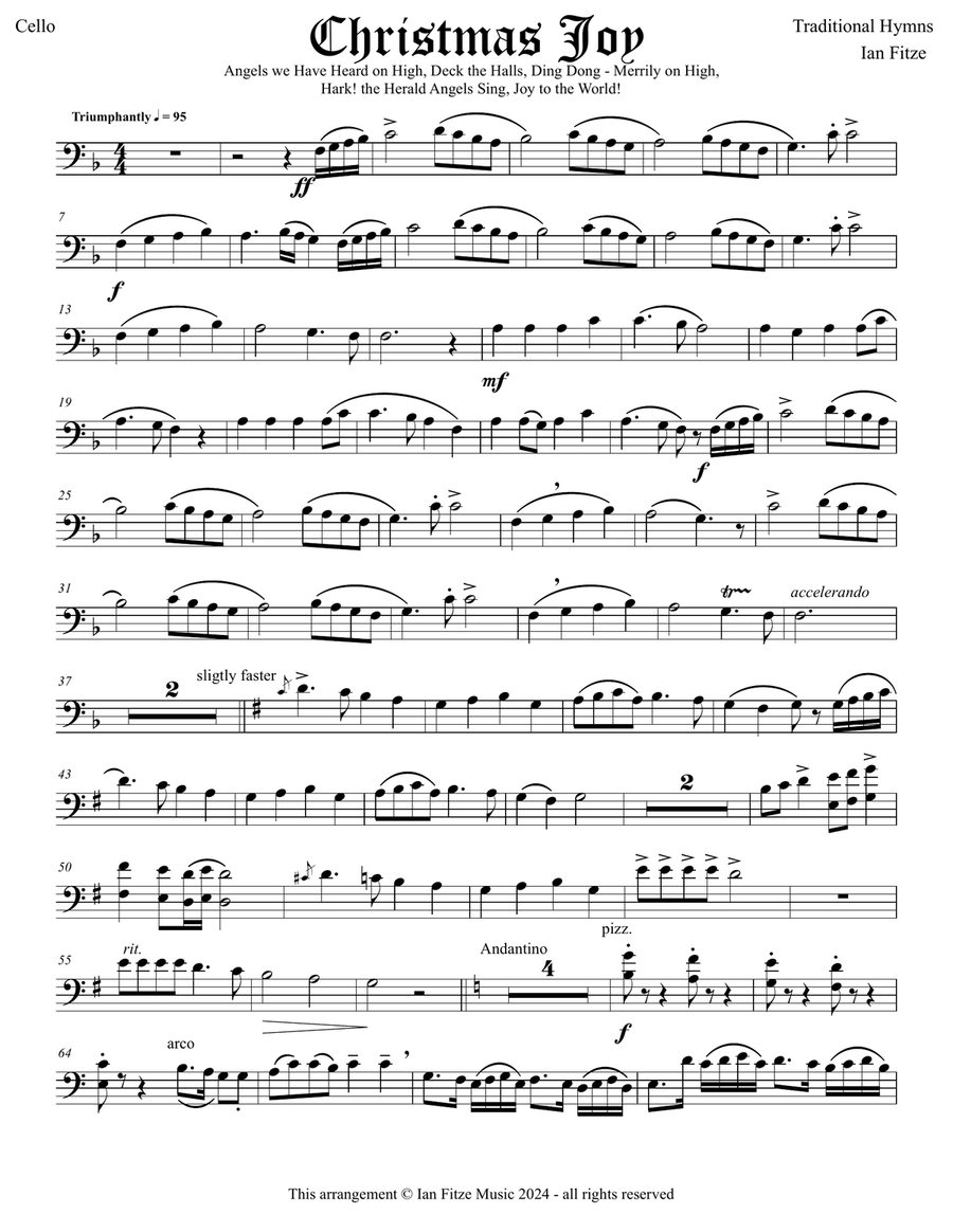 Christmas Joy - Medley of Five Joyous Christmas Carols image number null