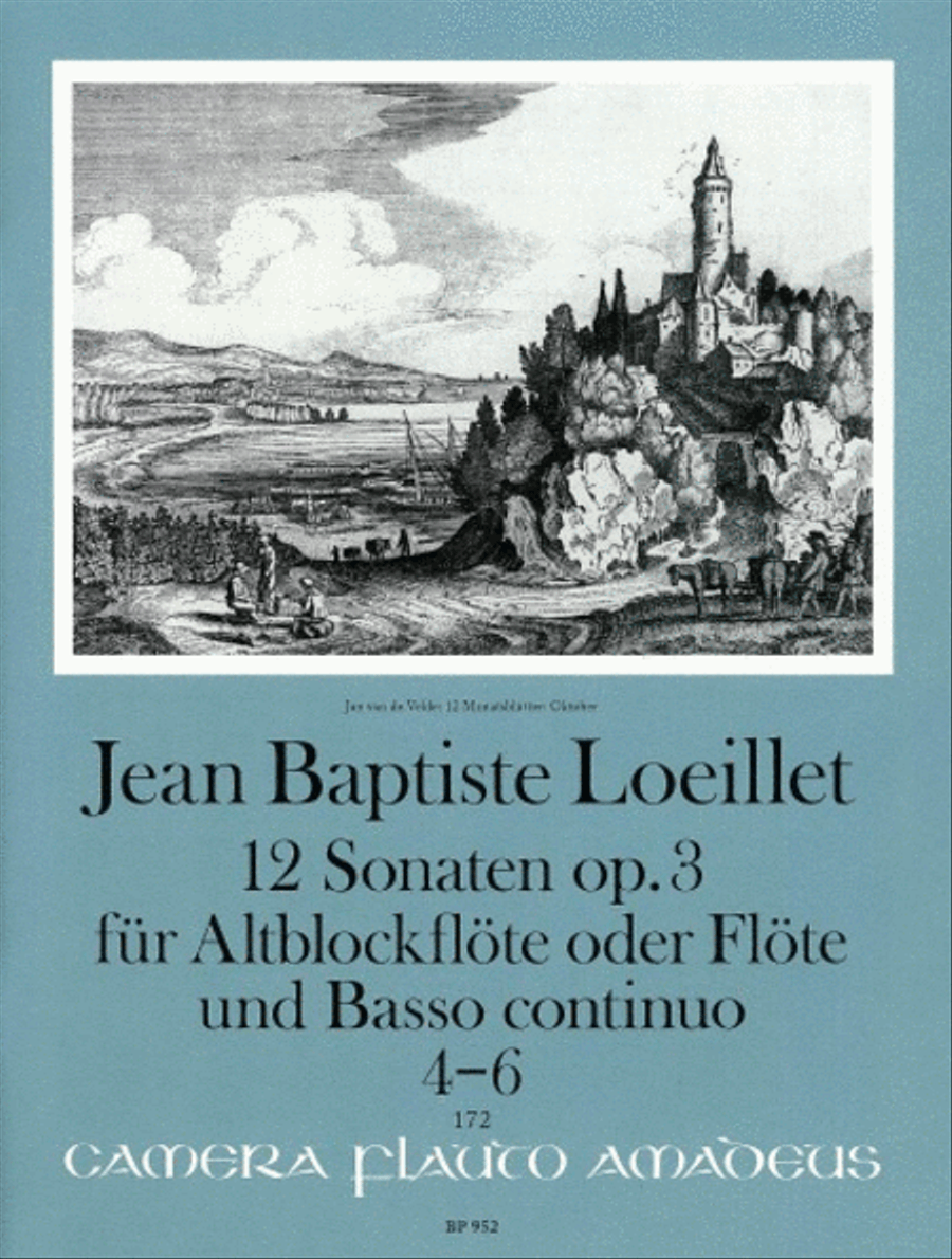 12 Sonatas op. 3 Vol. 2 Flute scores gallery preview page 1