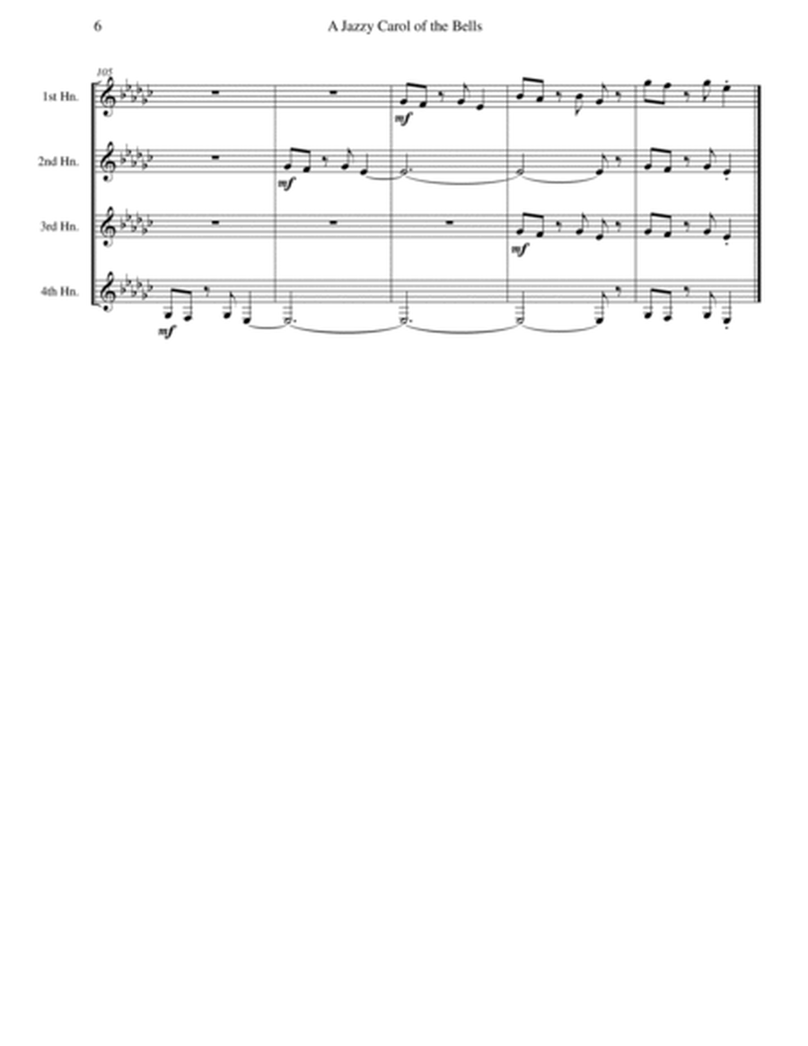 Carol of the Bells (Jazz Waltz for Horn Quartet) image number null