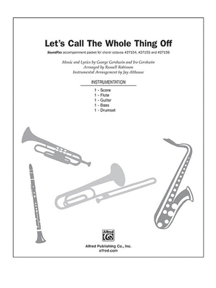 Book cover for Let's Call the Whole Thing Off