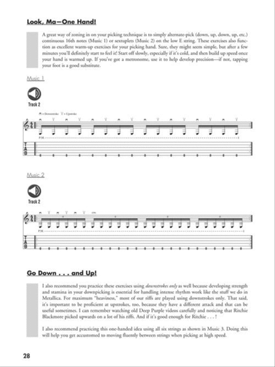 Kirk Hammett's Guitar Lessons: The Sound & the Fury Guitar Tablature scores gallery preview page 14