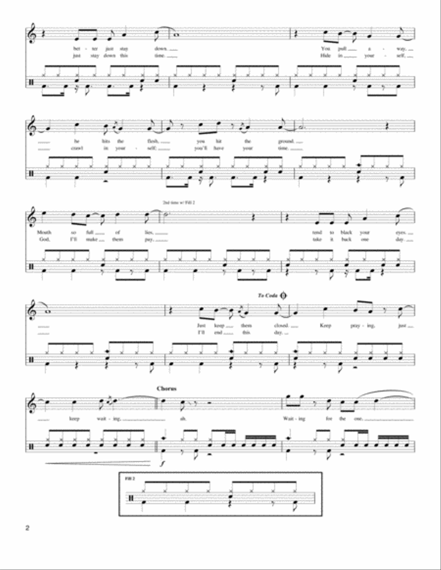 The Day That Never Comes The Day That Never Comes Drum Set scores gallery preview page 2
