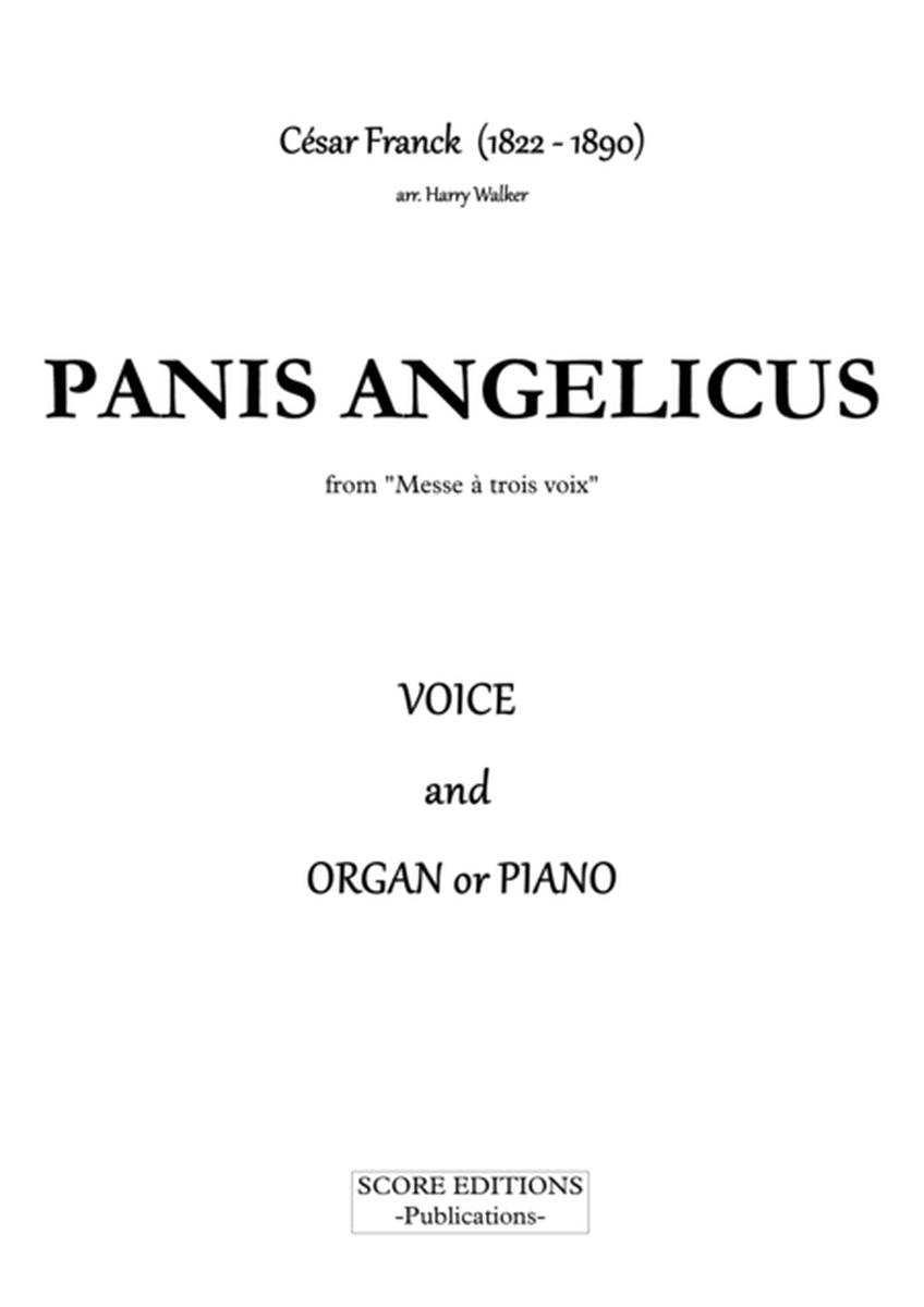 César Franck: Panis Angelicus (for Voice and Organ/Piano) image number null
