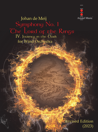Book cover for Symphony No. 1 The Lord of the Rings: IV. Journey in the Dark (Revised Edition 2023)