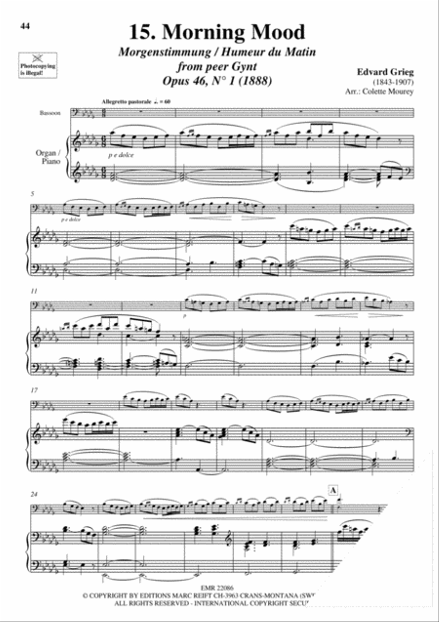 20 Greatest Meditations Bassoon Solo scores gallery preview page 17