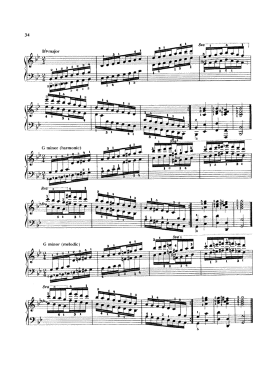 Hanon: The Virtuoso Pianist (Volume II) Piano Solo scores gallery preview page 3