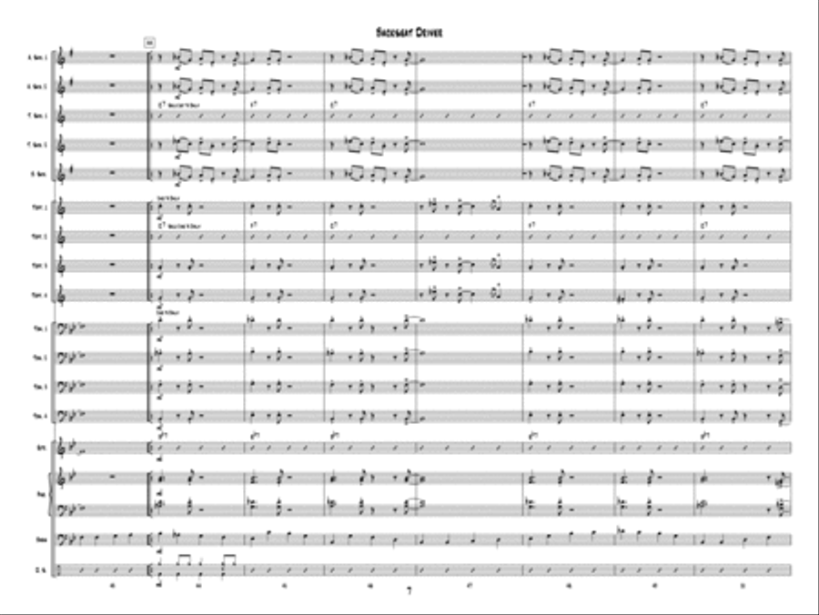 Backseat Driver Jazz Ensemble scores gallery preview page 7