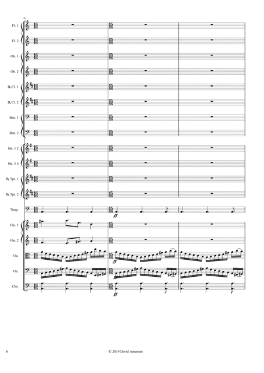 The Challenge of a Hero Full Orchestra scores gallery preview page 6