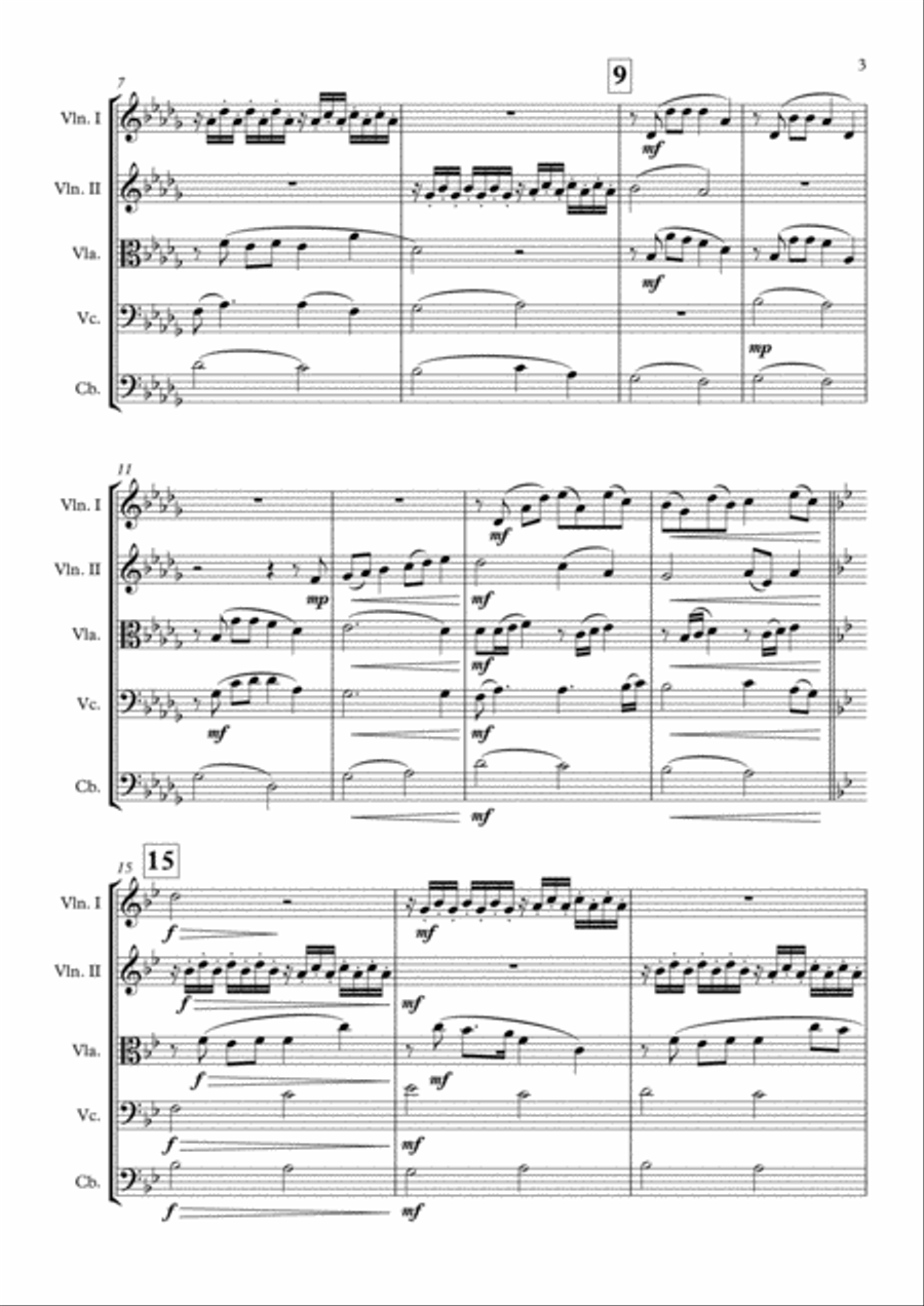Where Are You Christmas? String Quintet scores gallery preview page 4