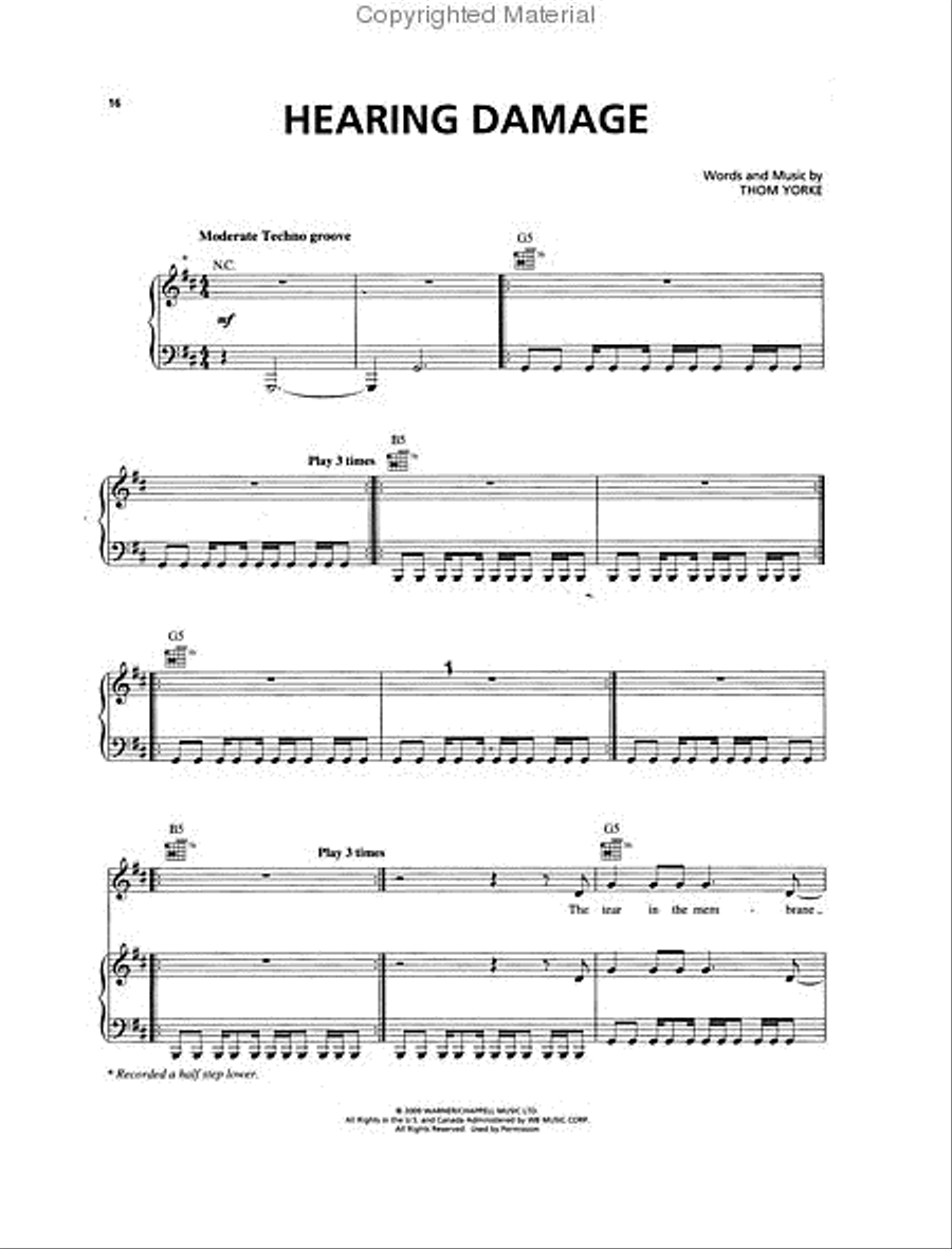 The Twilight Saga - New Moon Piano, Vocal, Guitar scores gallery preview page 4