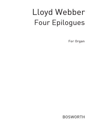 Book cover for Four Epilogues For Organ