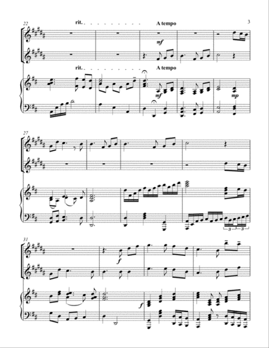 In Christ Alone Woodwind Duet scores gallery preview page 4