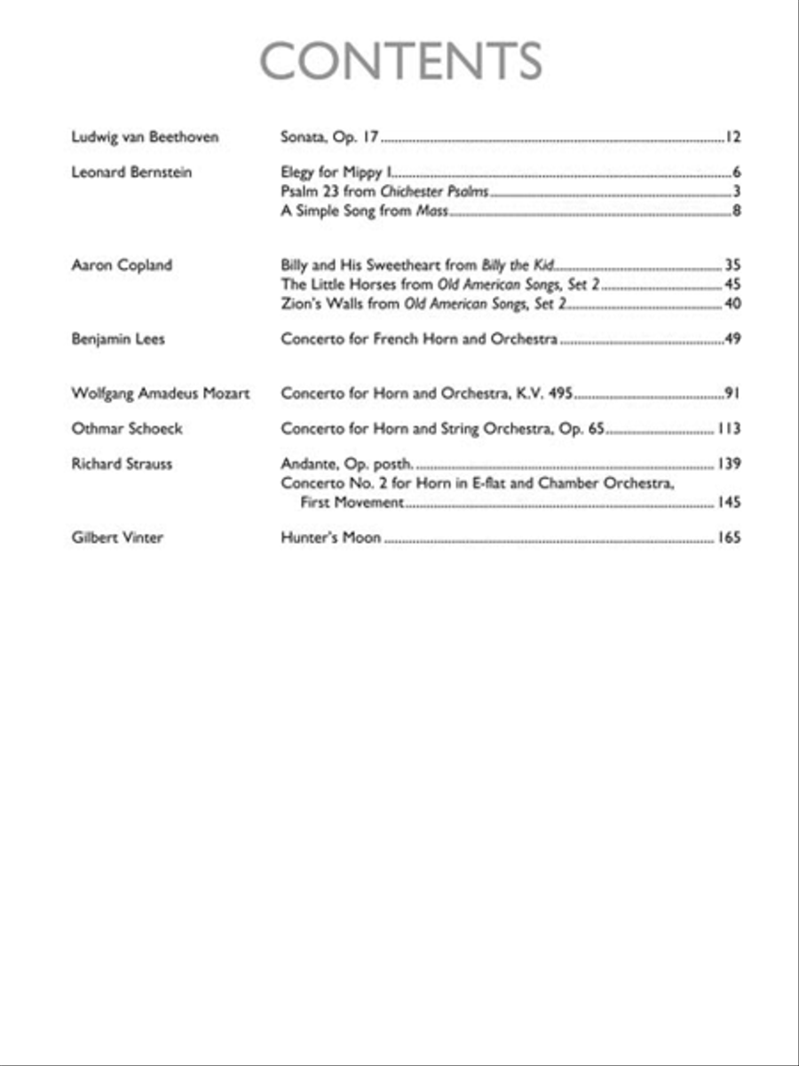 The Boosey & Hawkes Horn Anthology Piano Accompaniment scores gallery preview page 3