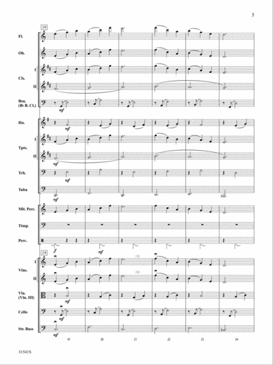 Courage: Score Full Orchestra scores gallery preview page 5