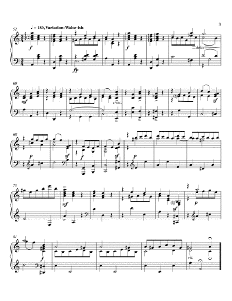 Syncopated Suite #1, op. 38 Piano Solo scores gallery preview page 3