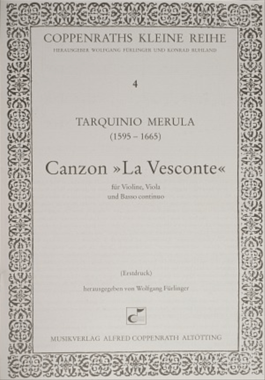 Canzon Viola scores gallery preview page 1