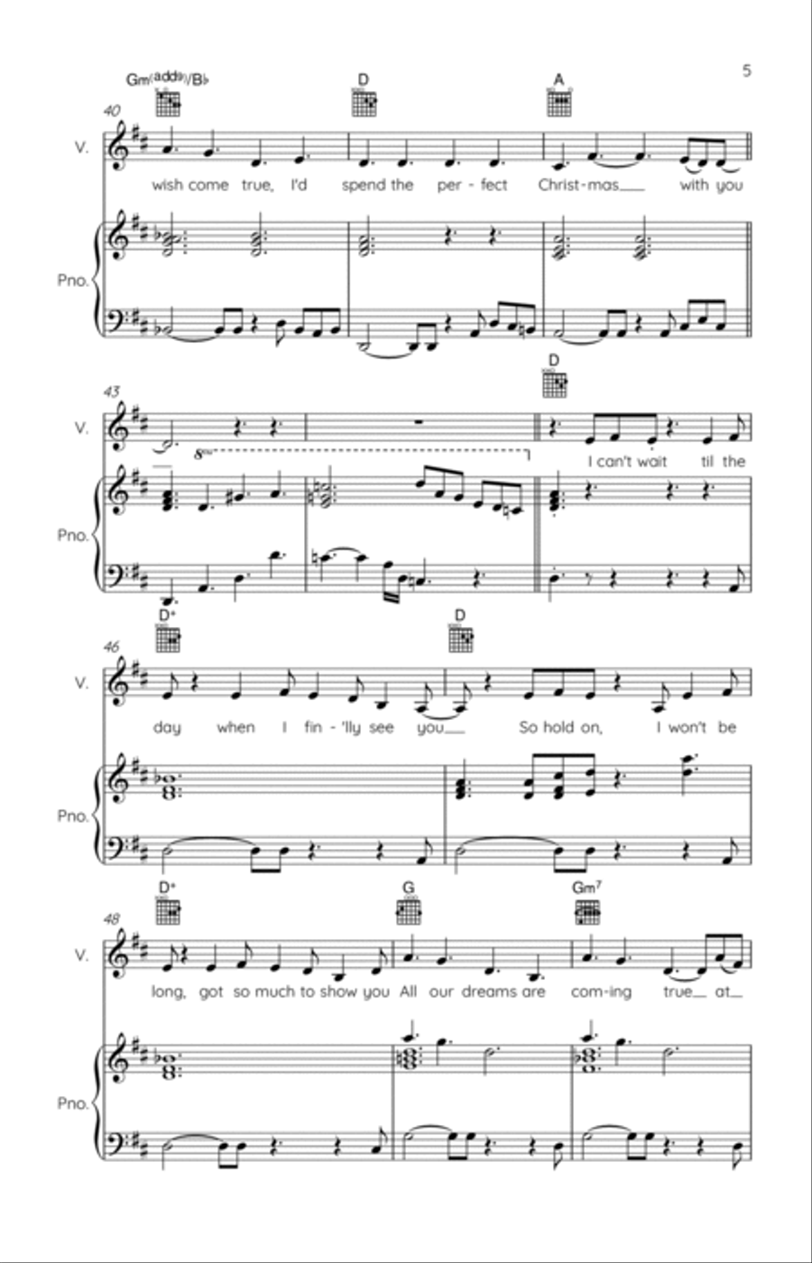 Perfect Christmas Piano, Vocal, Guitar scores gallery preview page 5