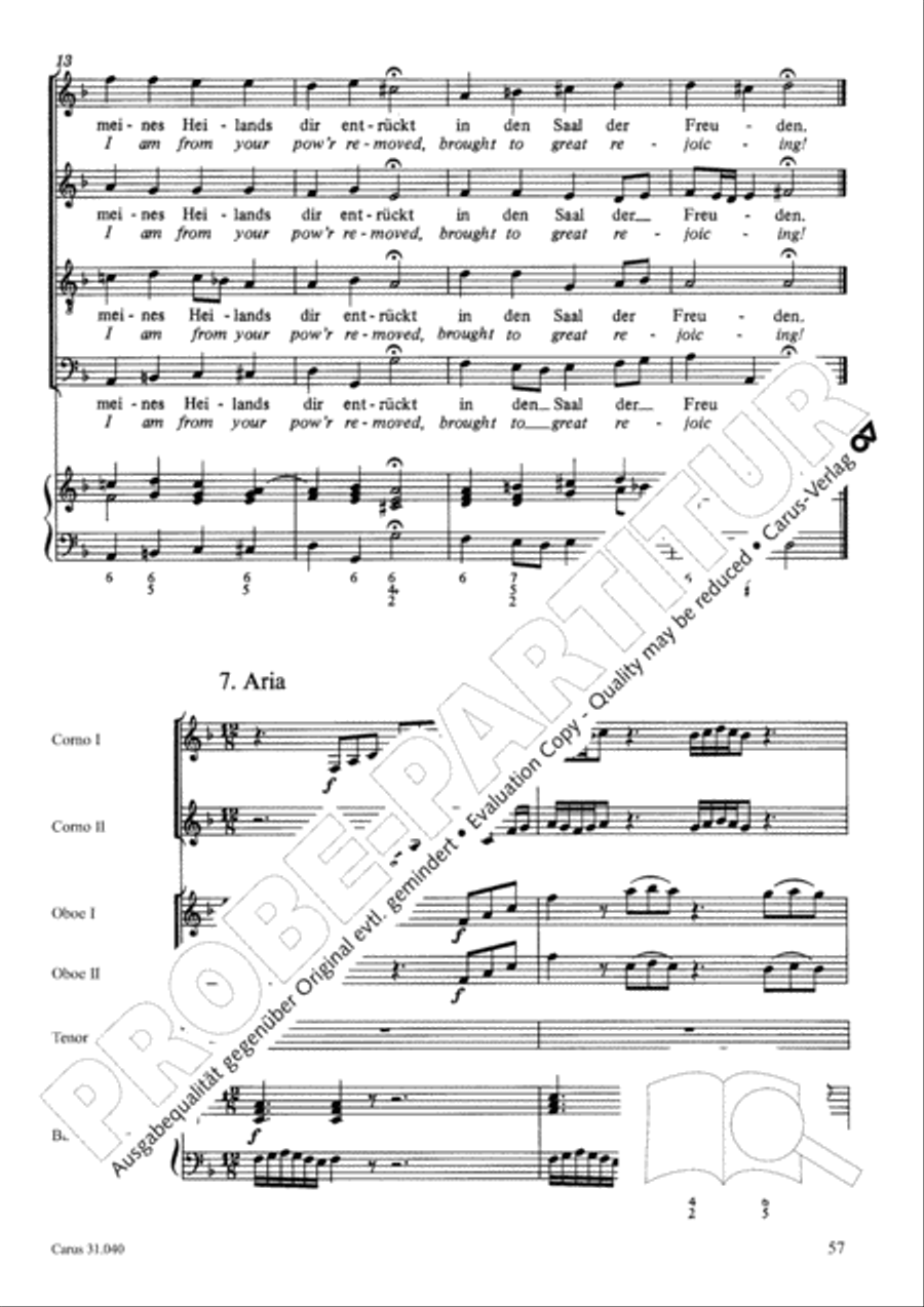 Christ was manifested for this purpose (Dazu ist erschienen der Sohn Gottes) ATB scores gallery preview page 58