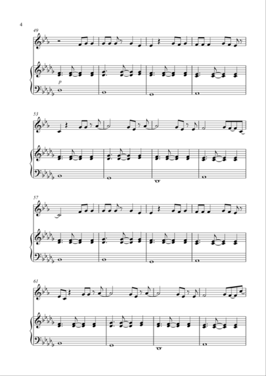 All Of Me Clarinet Solo scores gallery preview page 4