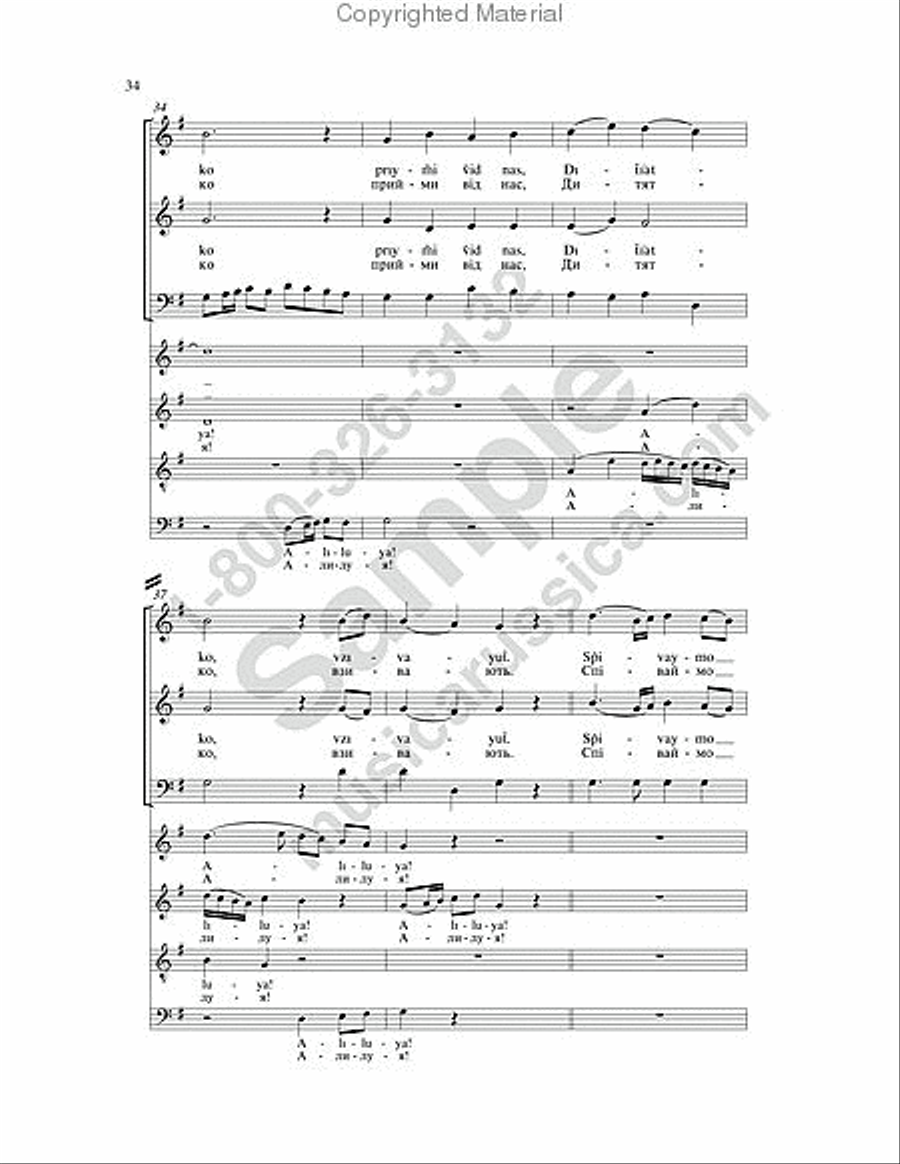 Four Ukrainian Carols Four Ukrainian Carols SSAA scores gallery preview page 28