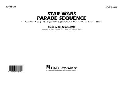 Star Wars Parade Sequence - Conductor Score (Full Score) by Paul Lavender Marching Band - Digital Sheet Music