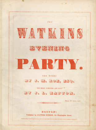 The Watkins Evening Party