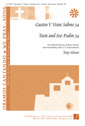 Gusten y Vean: Salmo 34 / Taste and See: Psalm 34 - Instrument edition