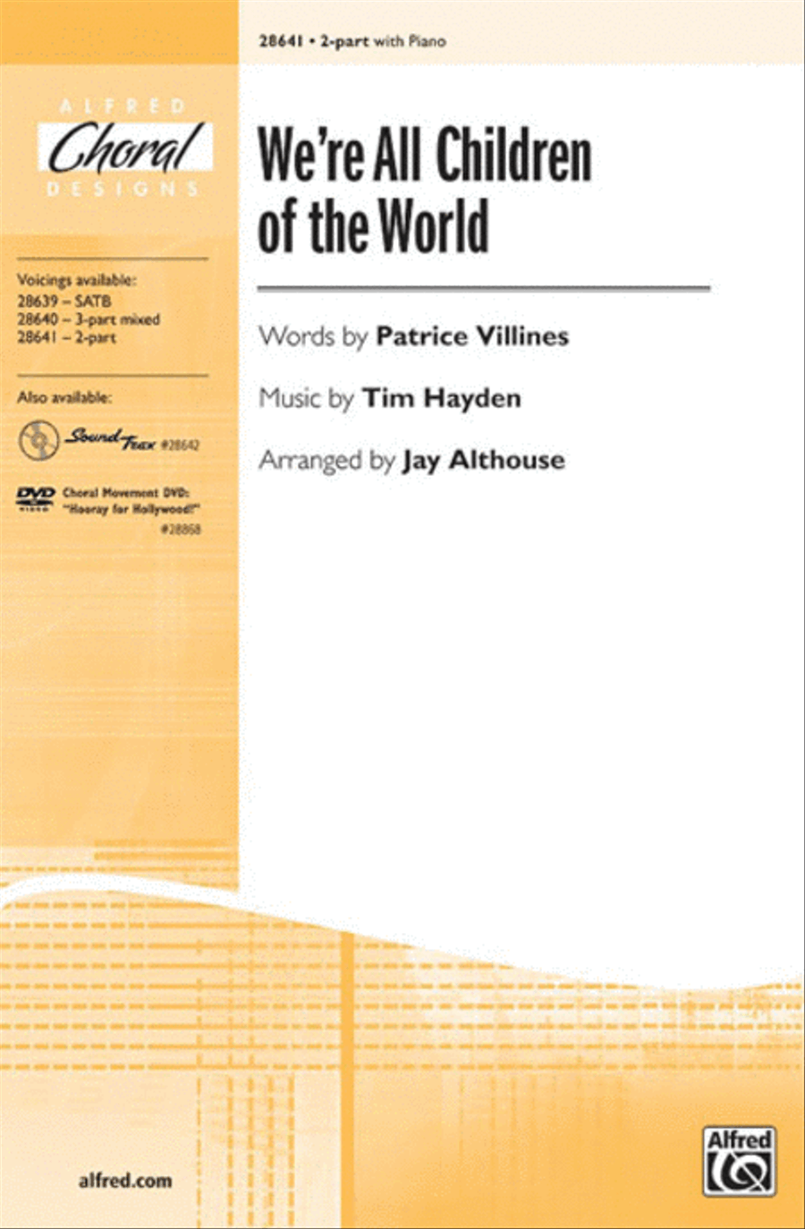 We're All Children of the World 2-Part scores gallery preview page 1