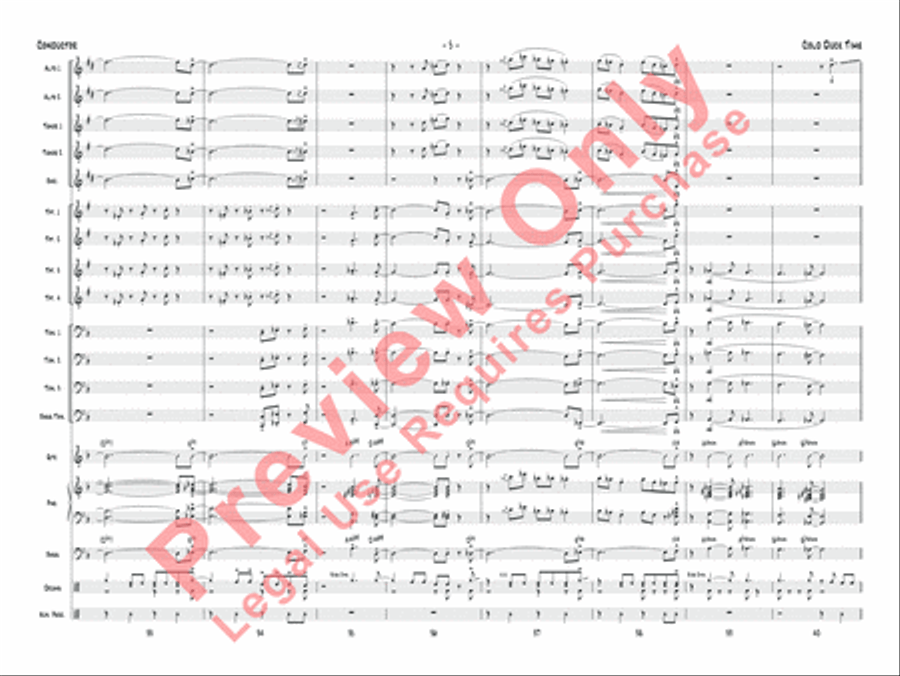 Cold Duck Time Cold Duck Time Jazz Ensemble scores gallery preview page 6