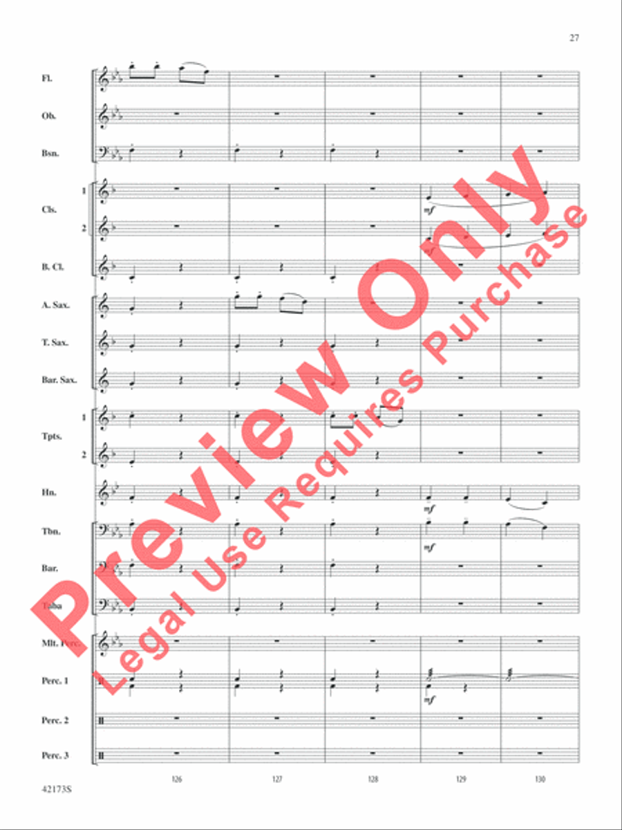 Jingle Band! Concert Band scores gallery preview page 28