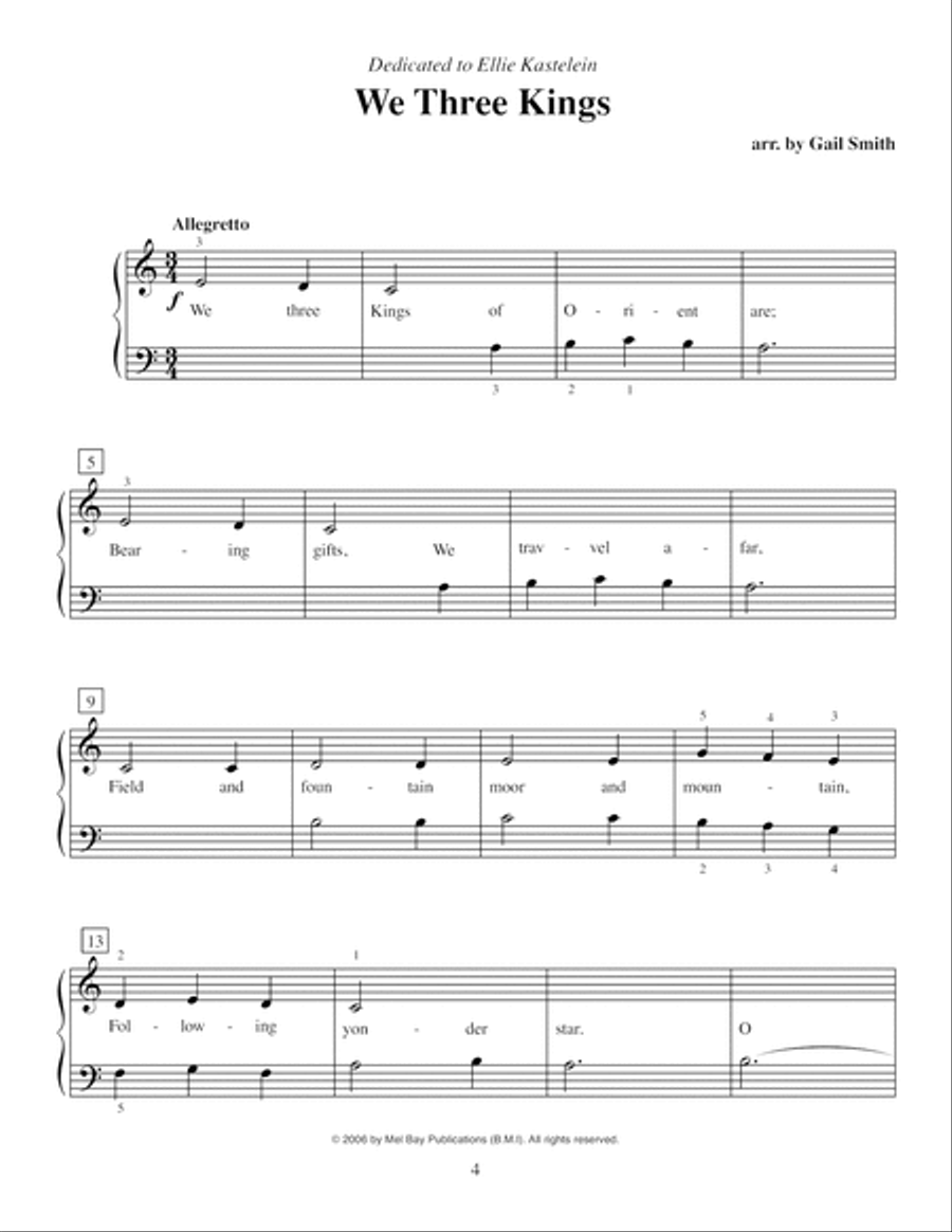 Christmas Carols for Piano Made Easy Easy Piano scores gallery preview page 5