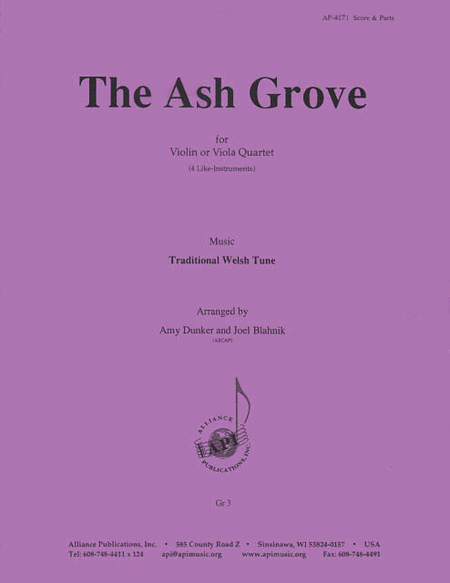 The Ash Grove - Vln 4-vla 4