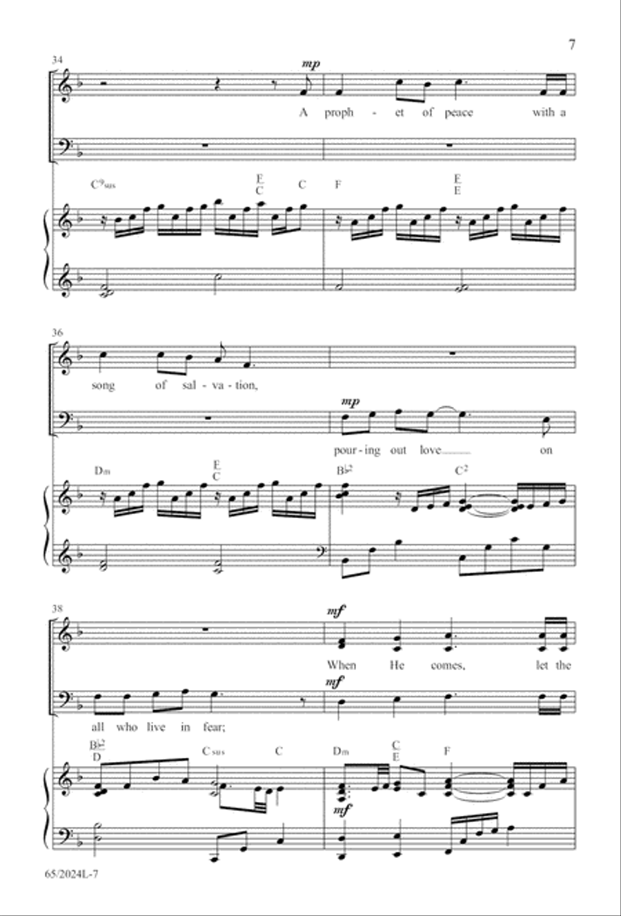 Child of Hope 3-Part scores gallery preview page 8