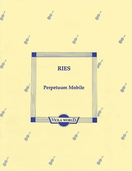 Ries - Perpetuum Mobile Viola/Piano