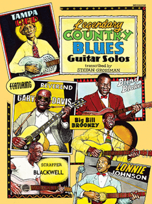 Book cover for Legendary Country Blues Guitar Solos