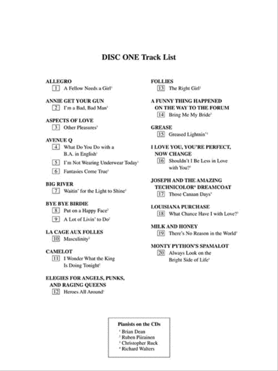Singer's Musical Theatre Anthology - Volume 4 Baritone Voice scores gallery preview page 2
