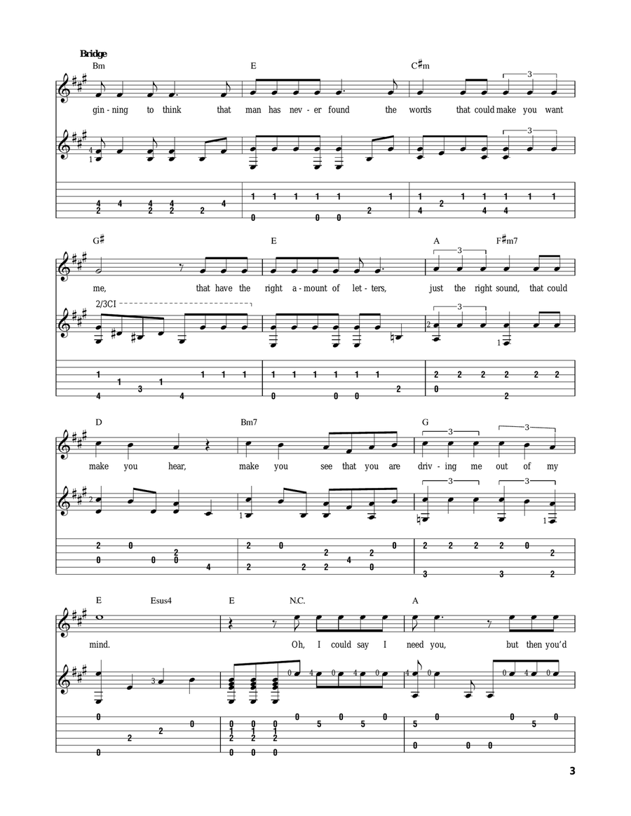 Cherish Cherish Acoustic Guitar scores gallery preview page 3