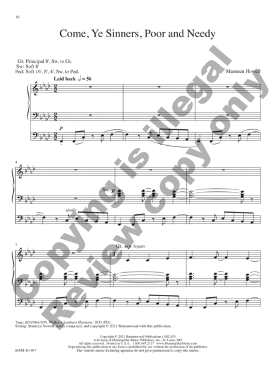 It Is Well with My Soul Organ scores gallery preview page 8